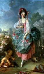 Portret van Mademoiselle Guimard als Terpsichore, c.1799